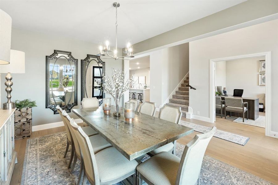 Furnished interior view inside a new home in Ridgepoint, Midlothian (Image 6).