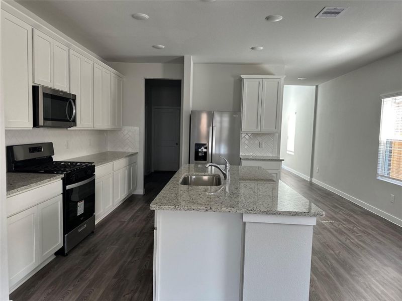 Furnished interior view inside a new home in Lonestar Collection at Aurora, Katy (Image 7).