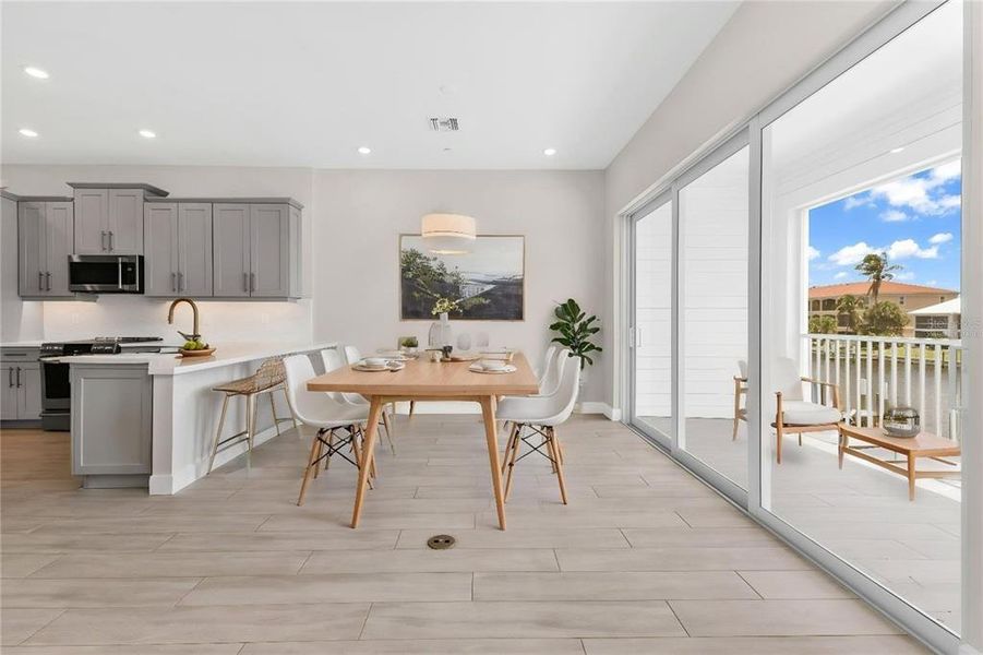 Furnished interior view inside a new home in Seahaven, Punta Gorda (Image 15).