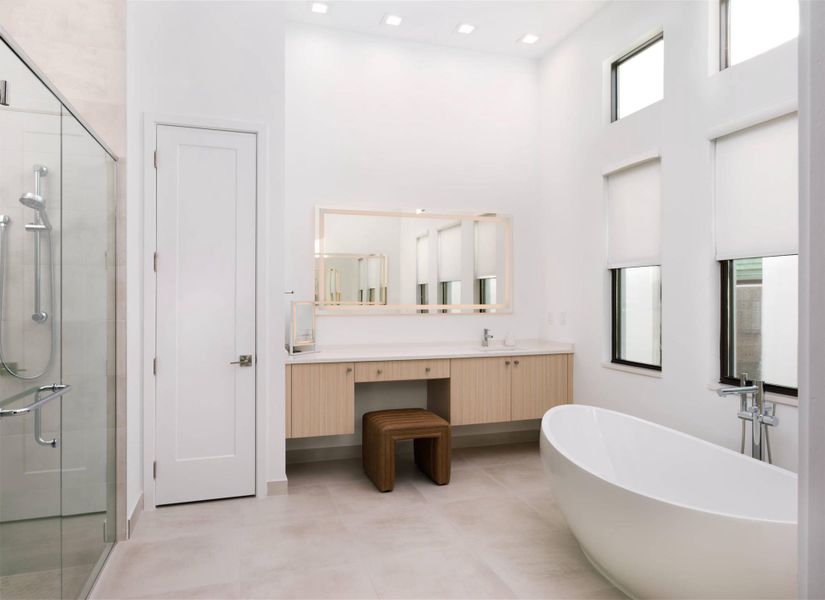 Furnished interior view inside a new home in Apex at Avenir, Palm Beach Gardens (Image 15).