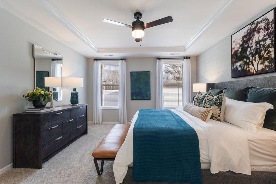 Representative furnished interior of a home built from the Julie II by Great Southern Homes in Peachtree Hills, Lexington (Image 21).