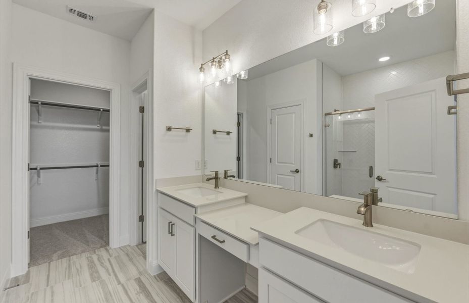 Furnished interior view inside a new home in Saddleback at Santa Rita Ranch, Liberty Hill (Image 8).