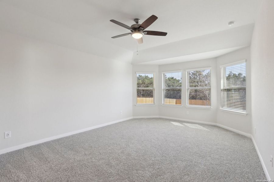 Spacious, unfurnished interior of a new home in Legendary Trails - Classic Series, Cibolo (Image 48).