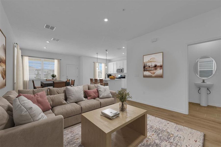 Furnished interior view inside a new home in Brack Ranch, St. Cloud (Image 6).