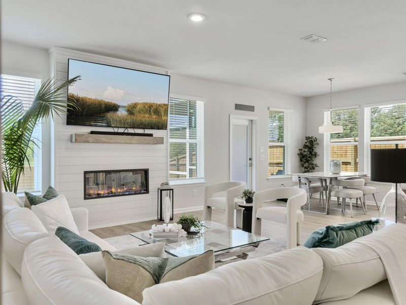 Furnished interior view inside a new home in The Groves of Berkeley, Moncks Corner (Image 10).