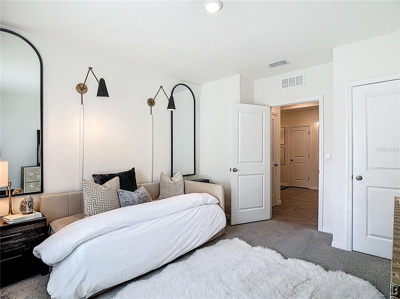 Furnished interior view inside a new home in , San Antonio (Image 39).