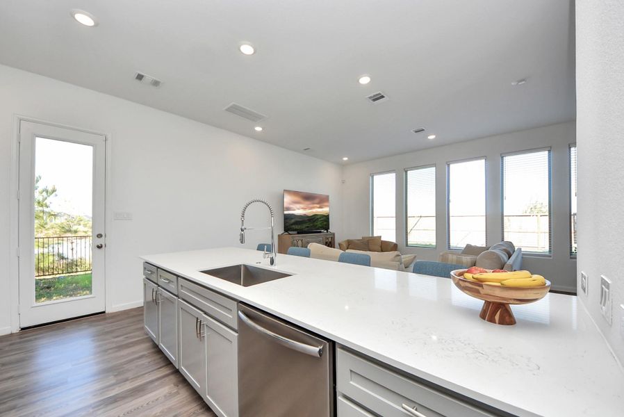 Furnished interior view inside a new home in Cross Creek Ranch, Fulshear (Image 24).