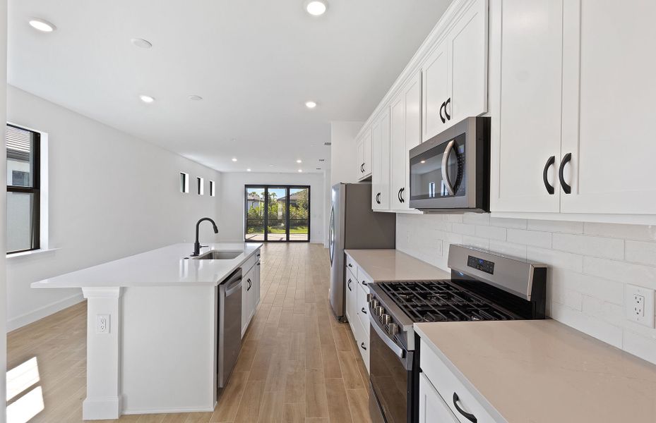 Furnished interior view inside a new home in Terreno, Naples (Image 8).