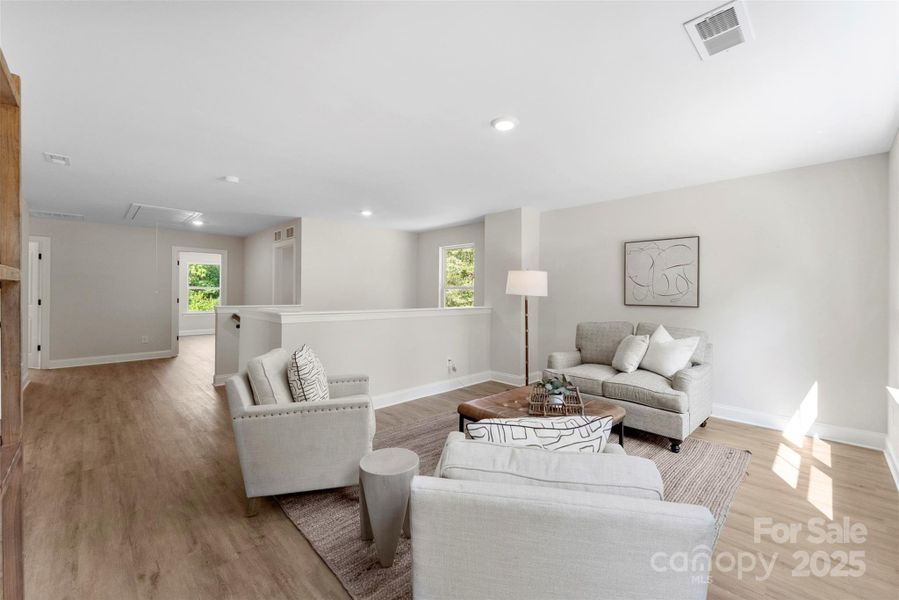 Furnished interior view inside a new home in , Charlotte (Image 33).