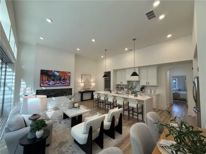 Furnished interior view inside a new home in , Waleska (Image 17).