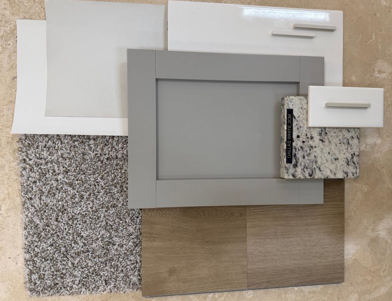 Sample of building materials used in homes in Applewhite Meadows, San Antonio (Image 26).