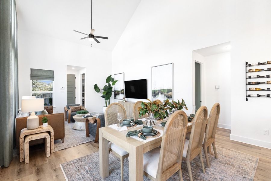 Representative Dining Room - some options shown