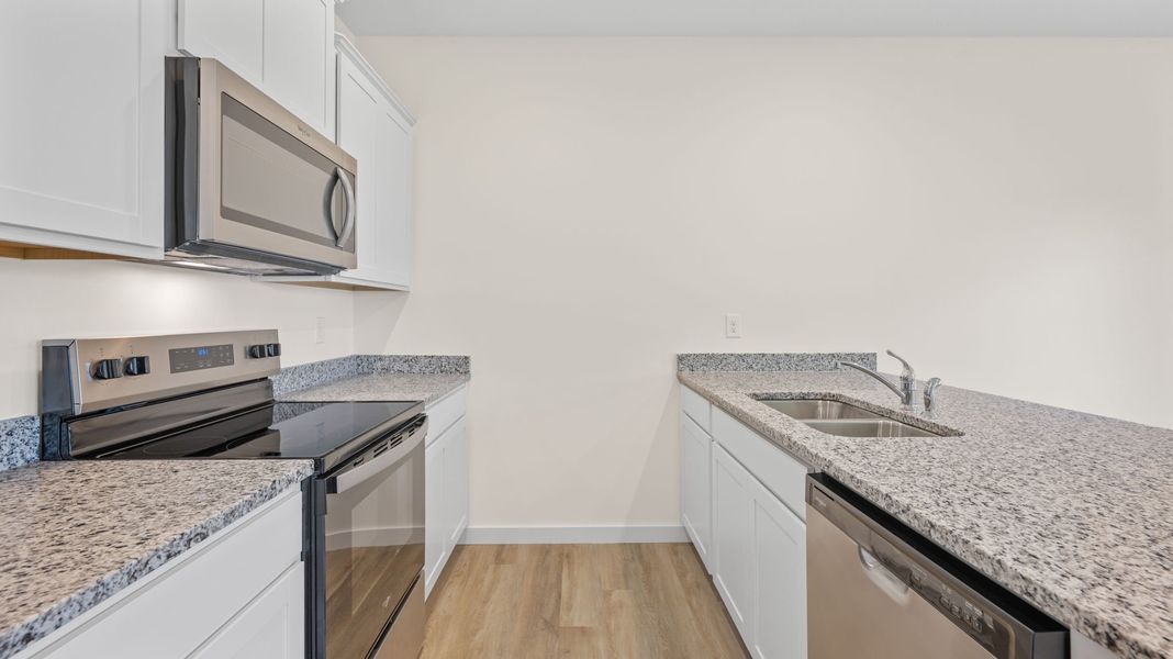 Furnished interior view inside a new home in Owensby Farms Townhomes, Dayton (Image 6).