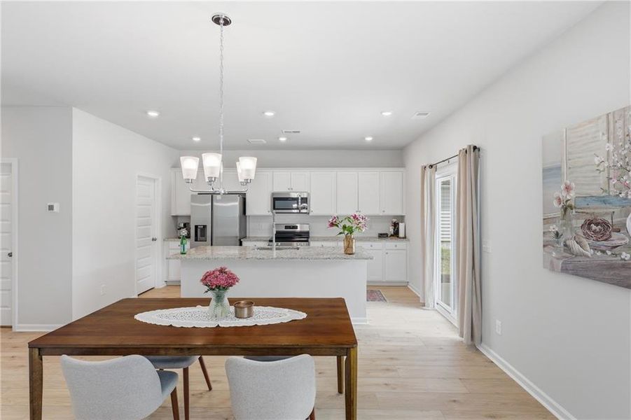 Furnished interior view inside a new home in , Bloomingdale (Image 13).