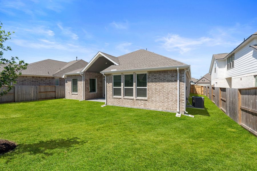 Exterior details and patio area of a home in Jordan Ranch, Fulshear (Image 20). Exterior details and patio area of a home in Jordan Ranch, Fulshear (Image 20).