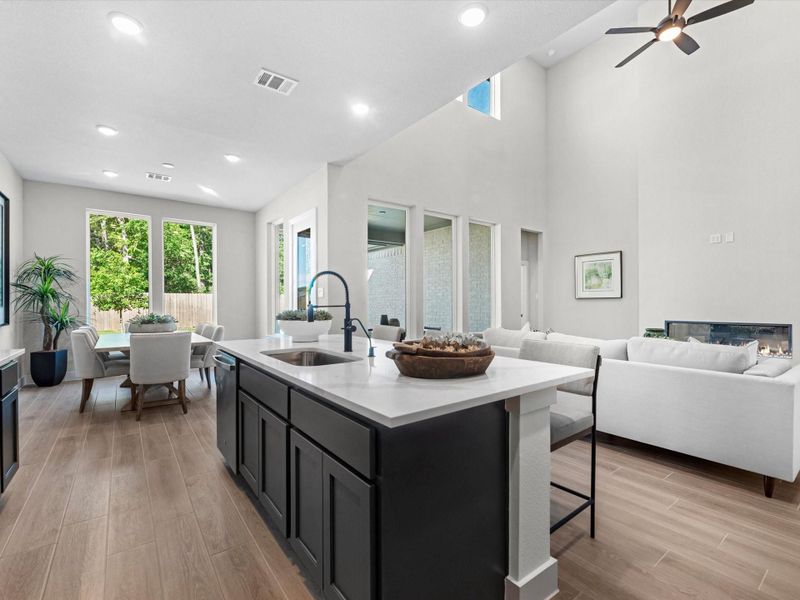 Furnished interior view inside a new home in Clopton Farms, Montgomery (Image 4).