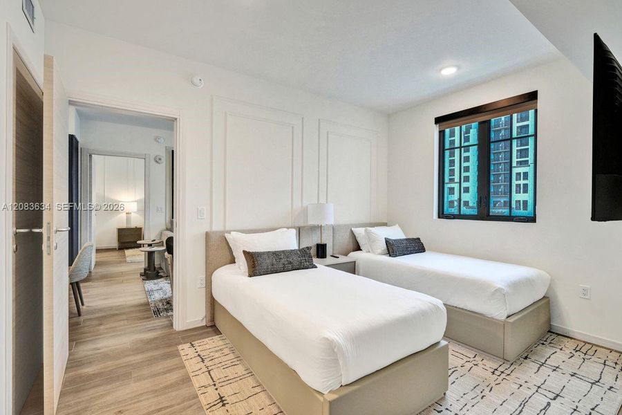 Furnished interior view inside a new home in , Coral Gables (Image 10). Furnished interior view inside a new home in , Coral Gables (Image 10).