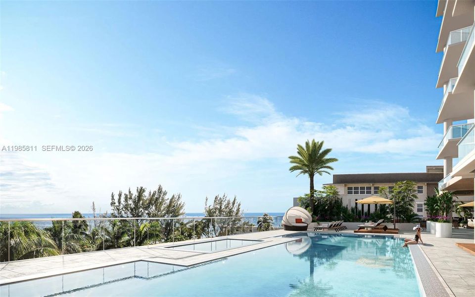 Condo located in Pompano Beach, FL showcasing its design and architecture (Image 3).