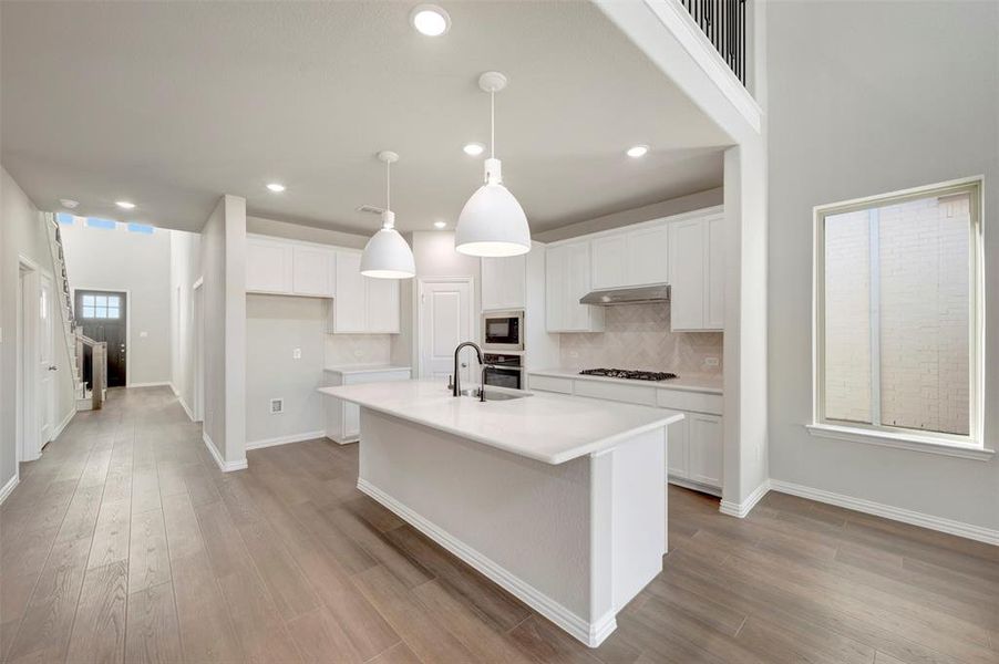 Furnished interior view inside a new home in Lily Creek at Sutton Fields, Aubrey (Image 15).