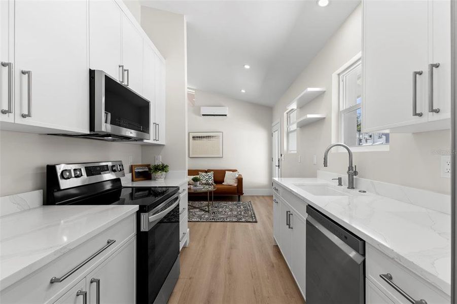 Furnished interior view inside a new home in , St. Petersburg (Image 16).