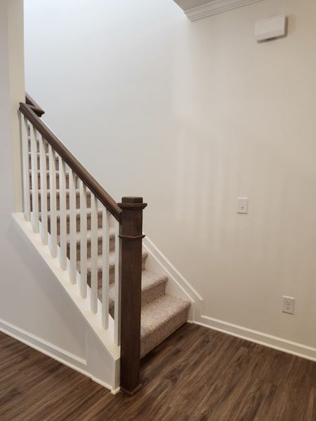 Representative unfurnished interior of a home built from the Boxwood Townhome by Piedmont Residential in The Retreat at Browns Ridge, Newnan (Image 25).