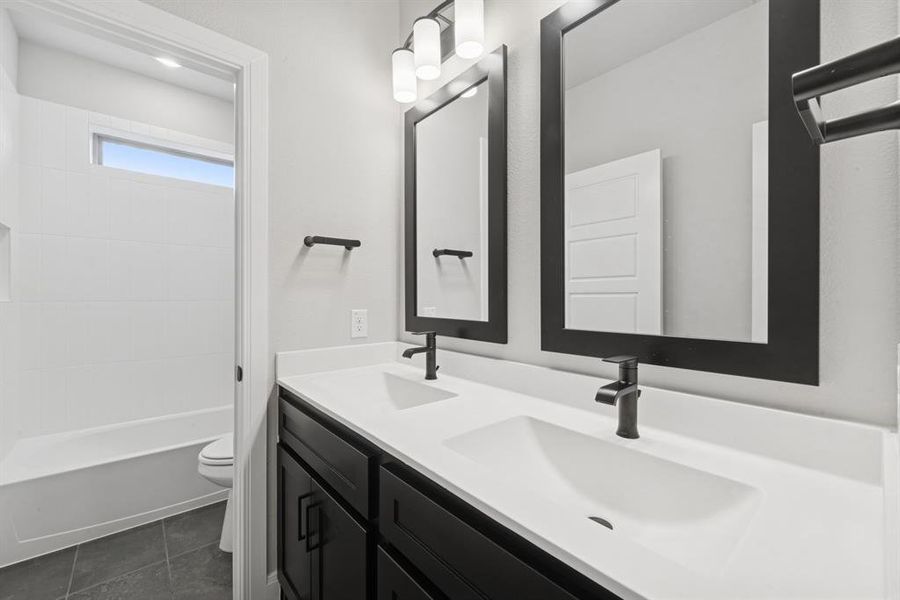 Furnished interior view inside a new home in South Pointe  Village Series, Mansfield (Image 14).