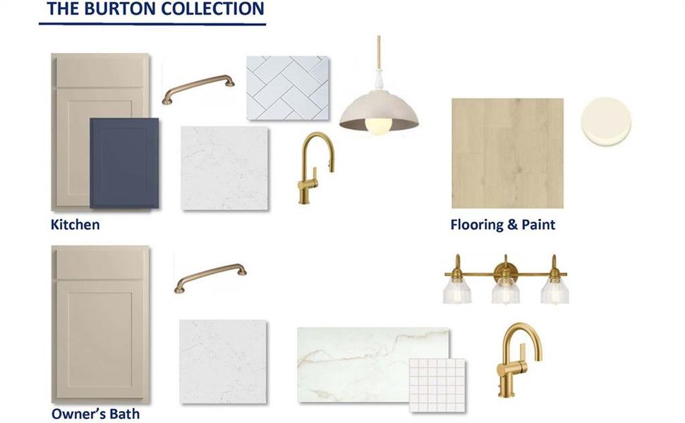 Sample of building materials used in homes in Crescent Pointe at Great Sky, Canton (Image 15).