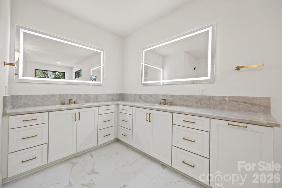 Furnished interior view inside a new home in , Charlotte (Image 14).