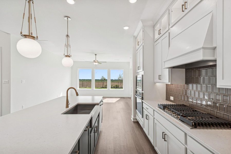 Furnished interior view inside a new home in Brookewater 55’ Homesites, Rosenberg (Image 3).