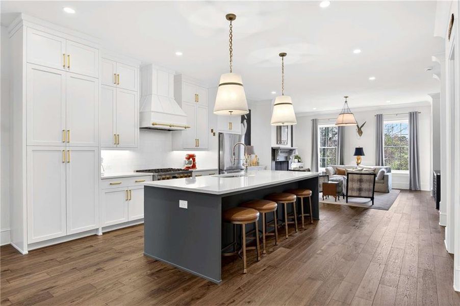 Furnished interior view inside a new home in , Roswell (Image 8).