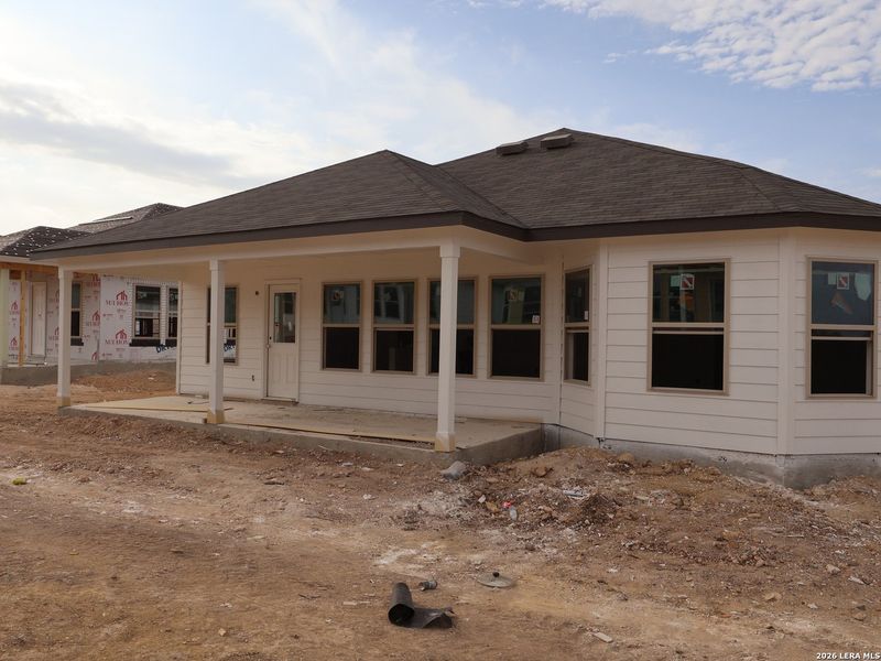 In-progress construction of a new home in Greenspoint Heights, Seguin, TX (Image 24).