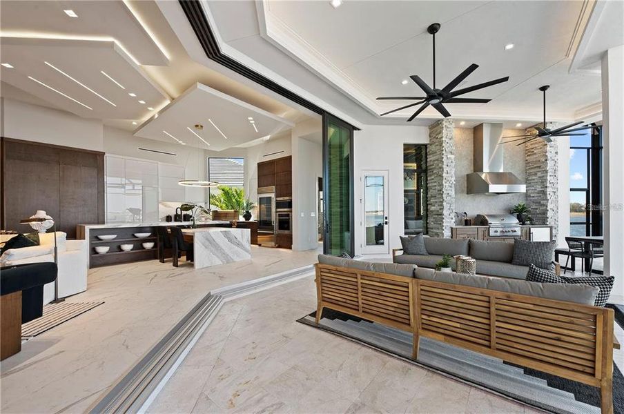 Furnished interior view inside a new home in Shellstone at Waterside, Sarasota (Image 29).