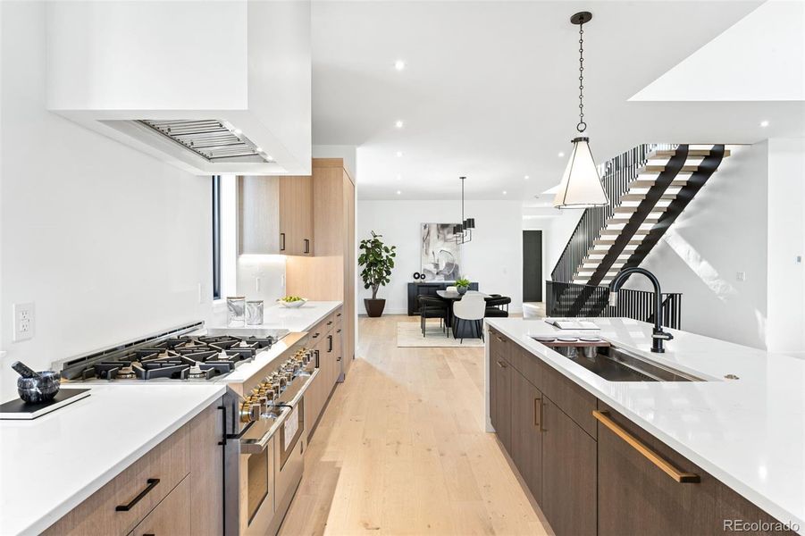 Furnished interior view inside a new home in , Denver (Image 18).