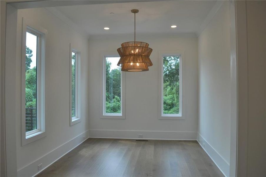 Spacious, unfurnished interior of a new home in , Marietta (Image 24).