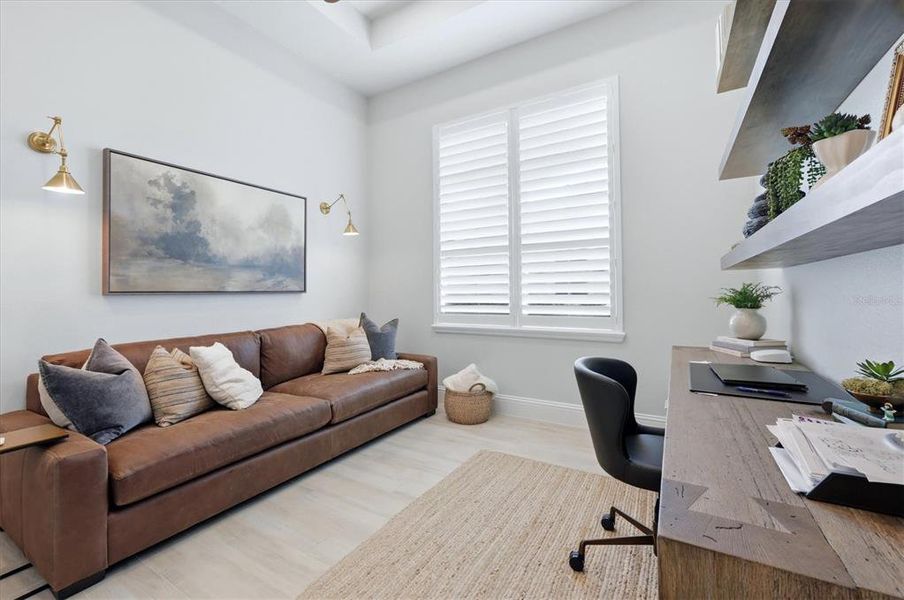 Furnished interior view inside a new home in , Sarasota (Image 36).