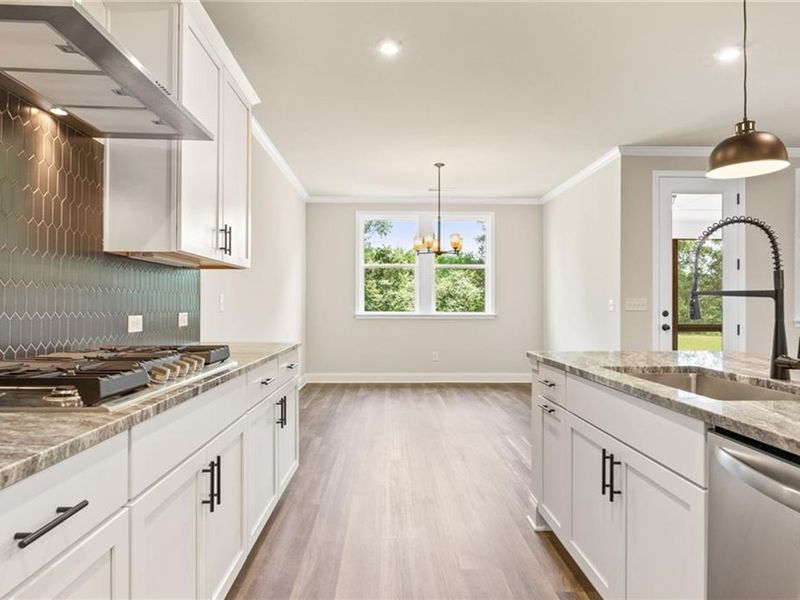 Furnished interior view inside a new home in Cedar Farms, Winder (Image 9).