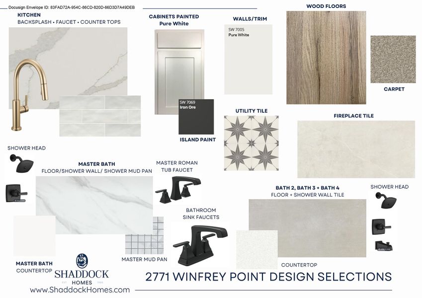 Sample of building materials used in homes in Brookhollow West, Prosper (Image 3). Sample of building materials used in homes in Brookhollow West, Prosper (Image 3).