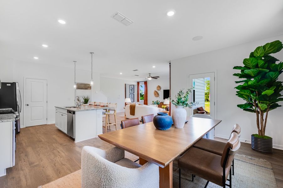 Furnished interior view inside a new home in Heritage River, Euharlee (Image 12).