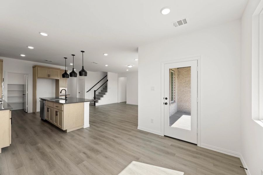 Open Kitchen-Dining Room Open Kitchen-Dining Room