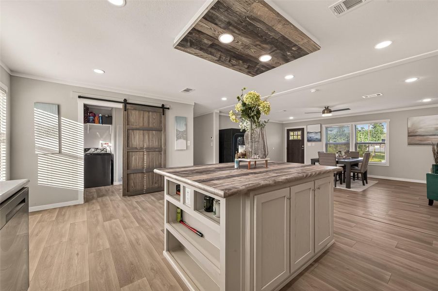 Furnished interior view inside a new home in , Cleveland (Image 22).