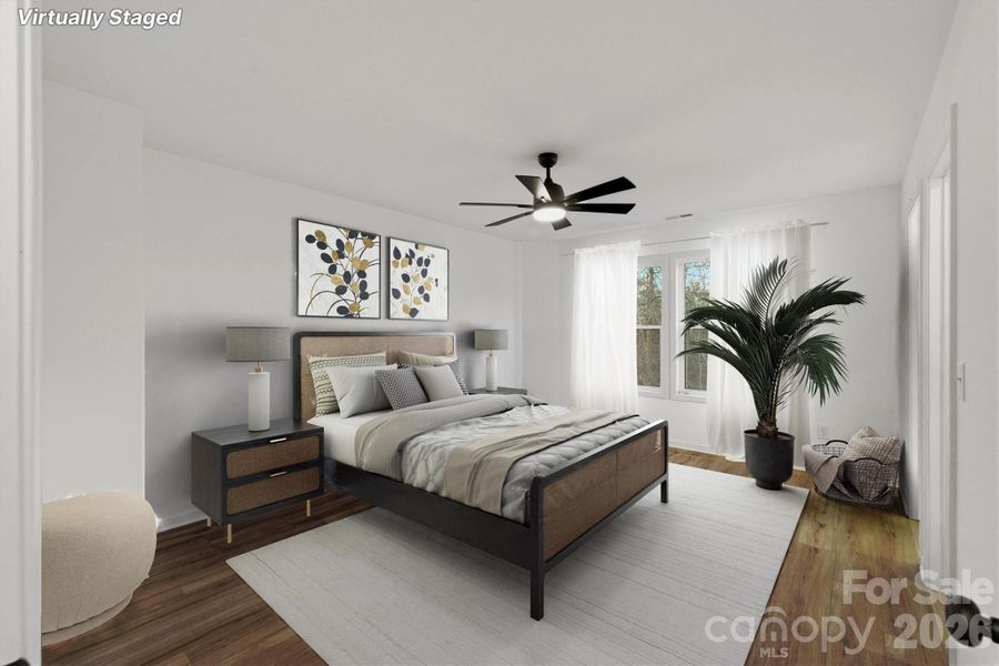 Furnished interior view inside a new home in , Hickory (Image 3).