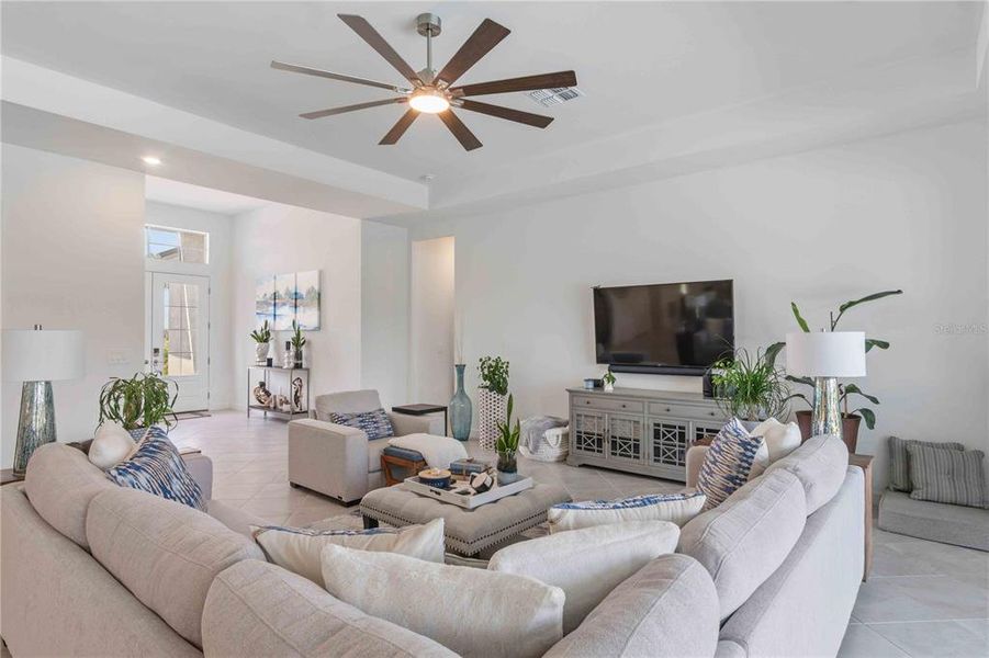Furnished interior view inside a new home in , Port Charlotte (Image 16). Furnished interior view inside a new home in , Port Charlotte (Image 16).