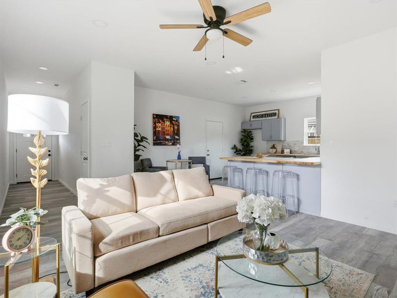 Furnished interior view inside a new home in , Fort Worth (Image 31).