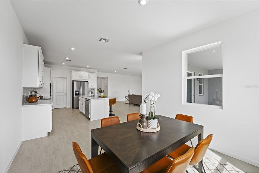 Furnished interior view inside a new home in Meadowlark Landing, Apopka (Image 6). Furnished interior view inside a new home in Meadowlark Landing, Apopka (Image 6).
