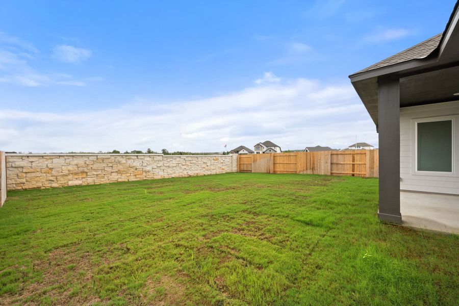 Exterior details and patio area of a home in Lagos Reserve, Manor (Image 29).