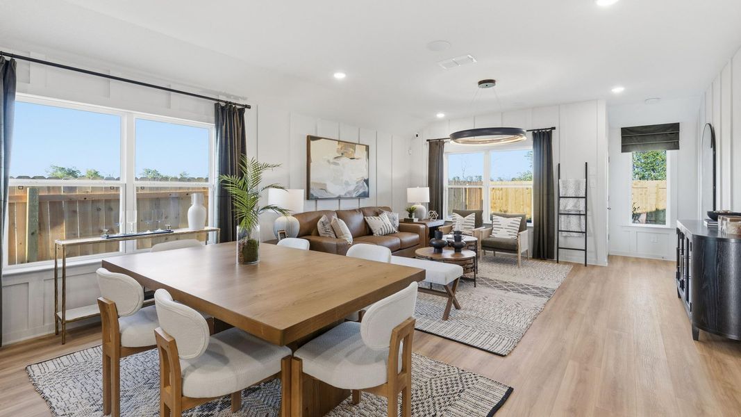 Model home photos of similar floorplans, not pictures of actual home.