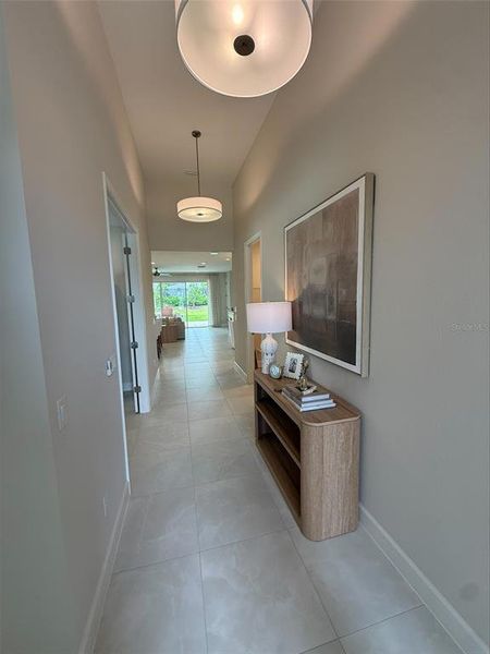 Furnished interior view inside a new home in Valencia Ridge (55+), Wesley Chapel (Image 23).