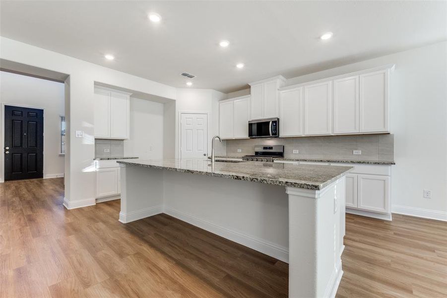 Furnished interior view inside a new home in The Preserve Estates, Justin (Image 11).