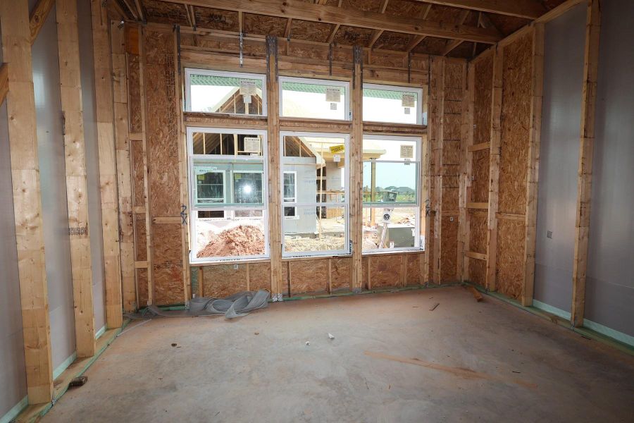 In-progress construction of a new home in Harvest Green - Reserve Collection, Richmond, TX (Image 4).