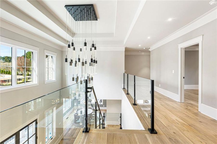 Furnished interior view inside a new home in , Alpharetta (Image 61).